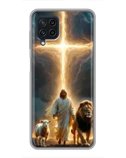 Чохол для Samsung Galaxy A22 з картинкою «Лев Юди та Світло» Чохол для Samsung Galaxy A22 з картинкою «Лев Юди та Світло»