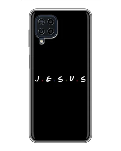 Чохол для Samsung Galaxy A22 з картинкою «Крапки віри J.E.S.U.S.»