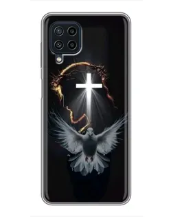 Чохол для Samsung Galaxy A22 з картинкою «Голуб та Світло»