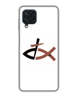 Чохол для Samsung Galaxy A22 з картинкою «Риба та хрест»