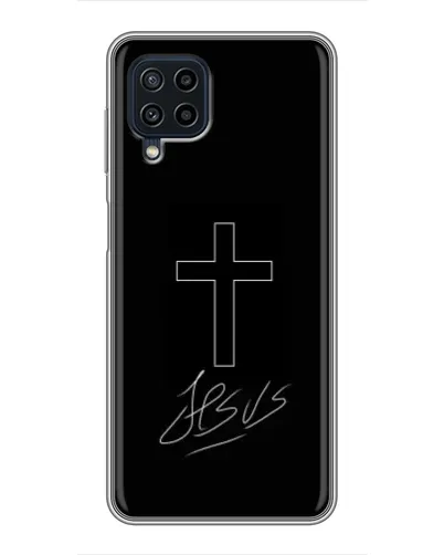 Чохол для Samsung Galaxy A22 з картинкою «Графічний хрест Jesus» Чохол для Samsung Galaxy A22 з картинкою «Графічний хрест Jesus»