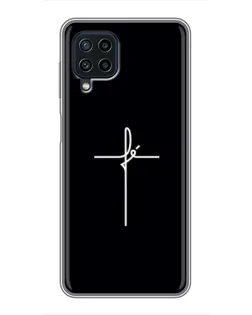 Чохол для Samsung Galaxy A22 з картинкою «Тонкий хрест»