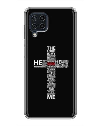 Чохол для Samsung Galaxy A22 з картинкою «Текстовий хрест» Чохол для Samsung Galaxy A22 з картинкою «Текстовий хрест»