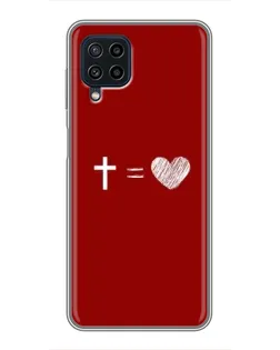 Чохол для Samsung Galaxy A22 з картинкою «Рівняння любові»