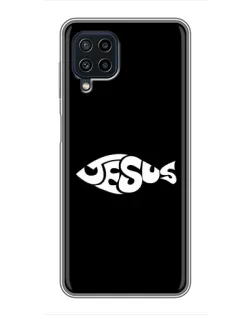 Чохол для Samsung Galaxy A22 з картинкою «Риба  Jesus»