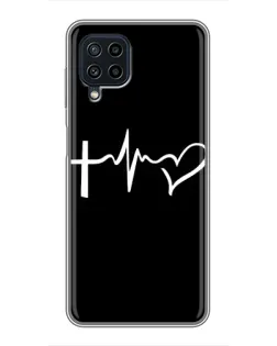 Чохол для Samsung Galaxy A22 з картинкою «Пульс віри»