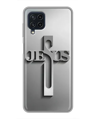 Чохол для Samsung Galaxy A22 з картинкою «Металевий хрест Jesus» Чохол для Samsung Galaxy A22 з картинкою «Металевий хрест Jesus»