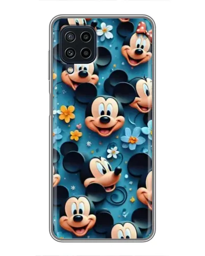 Чехол для Samsung Galaxy A22 с картинкой «Паттерн Микки и Минни» Чехол для Samsung Galaxy A22 с картинкой «Паттерн Микки и Минни»