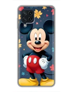 Чехол для Samsung Galaxy A22 с картинкой «Осенний Mickey Mouse»