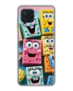 Чехол для Samsung Galaxy A22 с картинкой «Цветные губки» Чехол для Samsung Galaxy A22 с картинкой «Цветные губки»