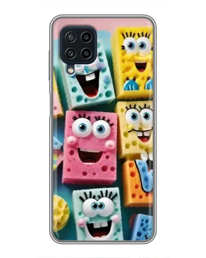 Чехол для Samsung Galaxy A22 с картинкой «Цветные губки» Чехол для Samsung Galaxy A22 с картинкой «Цветные губки»