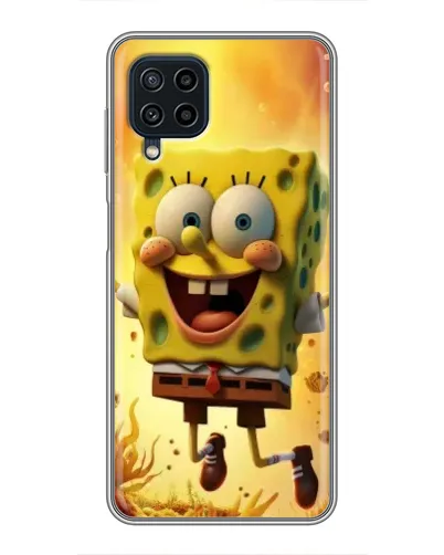 Чехол для Samsung Galaxy A22 с картинкой «Губка Боб прыгает» Чехол для Samsung Galaxy A22 с картинкой «Губка Боб прыгает»