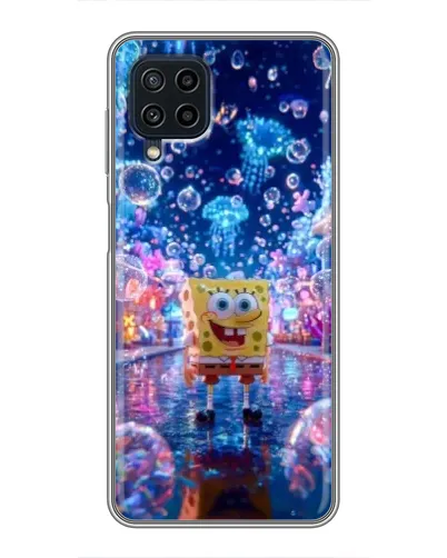 Чехол для Samsung Galaxy A22 с картинкой «Неоновый океан» Чехол для Samsung Galaxy A22 с картинкой «Неоновый океан»