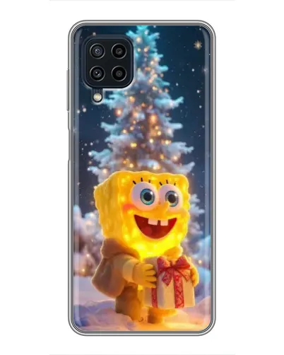 Чехол для Samsung Galaxy A22 с картинкой «Рождественский Спанч Боб» Чехол для Samsung Galaxy A22 с картинкой «Рождественский Спанч Боб»