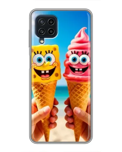 Чехол для Samsung Galaxy A22 с картинкой «Спанч Боб мороженое» Чехол для Samsung Galaxy A22 с картинкой «Спанч Боб мороженое»