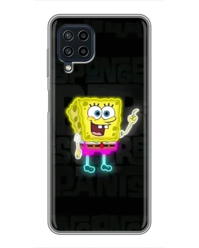 Чехол для Samsung Galaxy A22 с картинкой «Неоновый Губка Боб» Чехол для Samsung Galaxy A22 с картинкой «Неоновый Губка Боб»
