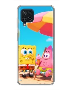 Чехол для Samsung Galaxy A22 с картинкой «Отдых на пляже»