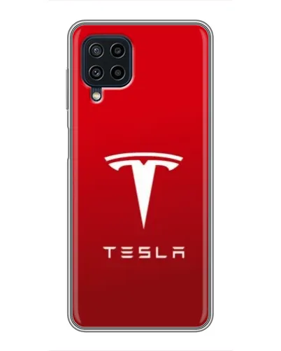 Чохол для Samsung Galaxy A22 з картинкою «Tesla Red Classic»