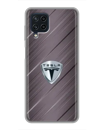 Чохол для Samsung Galaxy A22 з картинкою «Металева текстура Tesla»
