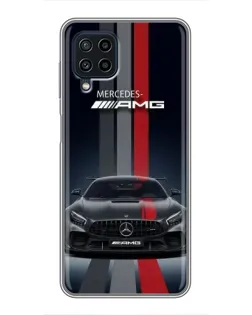 Чохол для Samsung Galaxy A22 з картинкою «Mercedes — білий карбон» Чохол для Samsung Galaxy A22 з картинкою «Mercedes — білий карбон»