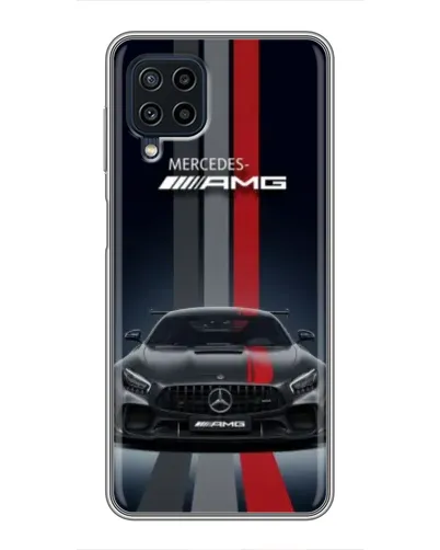 Чохол для Samsung Galaxy A22 з картинкою «Mercedes — білий карбон» Чохол для Samsung Galaxy A22 з картинкою «Mercedes — білий карбон»