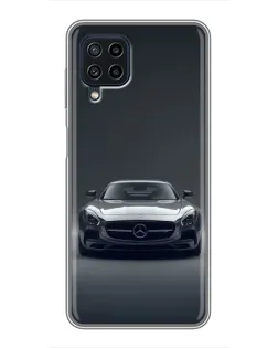 Чохол для Samsung Galaxy A22 з картинкою «Mercedes на чорному» Чохол для Samsung Galaxy A22 з картинкою «Mercedes на чорному»