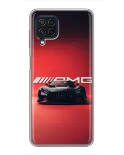 Чохол для Samsung Galaxy A22 з картинкою «Mercedes AMG — червона лінія»