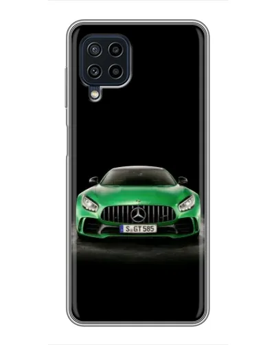 Чохол для Samsung Galaxy A22 з картинкою «Mercedes — неоновий лого» Чохол для Samsung Galaxy A22 з картинкою «Mercedes — неоновий лого»