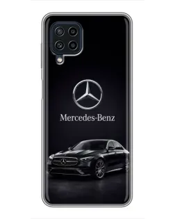 Чохол для Samsung Galaxy A22 з картинкою «Mercedes — решітка радіатора»