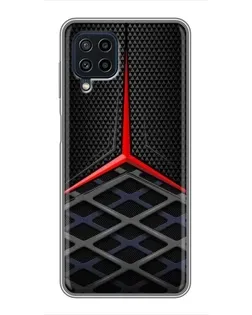 Чохол для Samsung Galaxy A22 з картинкою «Mercedes Carbon Grid»