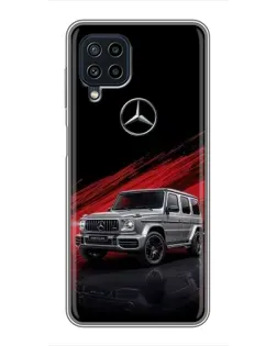 Чохол для Samsung Galaxy A22 з картинкою «Mercedes G-Class червоний»