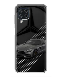 Чохол для Samsung Galaxy A22 з картинкою «Mercedes AMG — графіка»