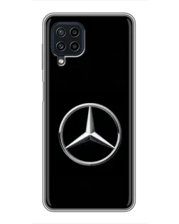 Чохол для Samsung Galaxy A22 з картинкою «Mercedes класичний лого»