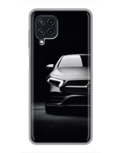 Чохол для Samsung Galaxy A22 з картинкою «Світло фар Mercedes»