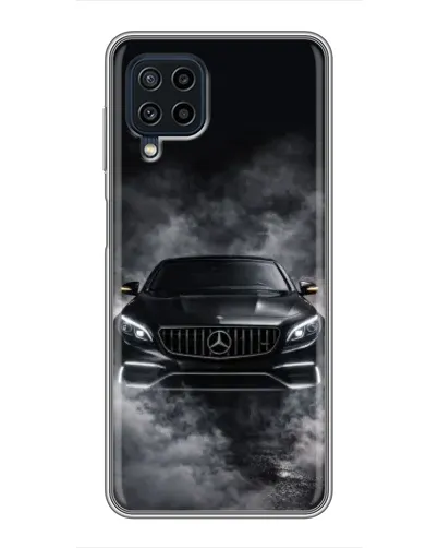 Чохол для Samsung Galaxy A22 з картинкою «Mercedes у диму» Чохол для Samsung Galaxy A22 з картинкою «Mercedes у диму»
