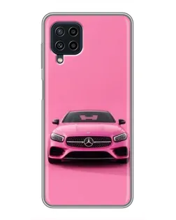 Чохол для Samsung Galaxy A22 з картинкою «Рожевий Mercedes AMG»