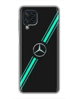 Чохол для Samsung Galaxy A22 з картинкою «Спортивні лінії Mercedes» Чохол для Samsung Galaxy A22 з картинкою «Спортивні лінії Mercedes»