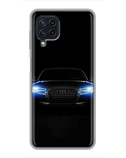 Чохол для Samsung Galaxy A22 з картинкою «Audi в неоні»