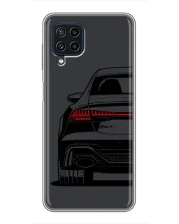 Чохол для Samsung Galaxy A22 з картинкою «Задня частина Audi — арт»