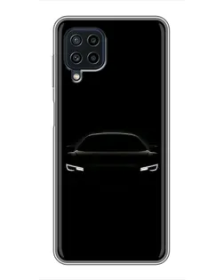 Чохол для Samsung Galaxy A22 з картинкою «Погляд Audi у темряві»