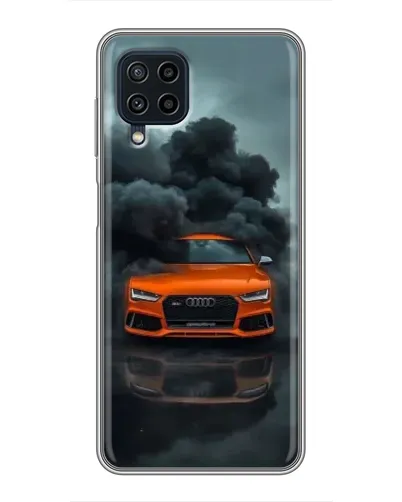Чохол для Samsung Galaxy A22 з картинкою «Audi у хмарах диму» Чохол для Samsung Galaxy A22 з картинкою «Audi у хмарах диму»