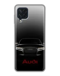 Чохол для Samsung Galaxy A22 з картинкою «Audi — градієнтний контур»