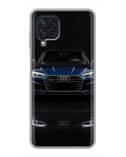 Чохол для Samsung Galaxy A22 з картинкою «Audi — нічне відображення»