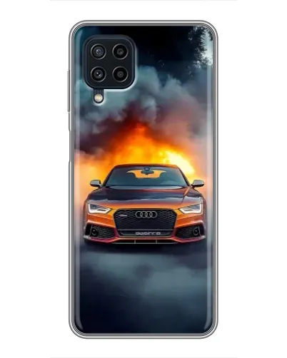 Чохол для Samsung Galaxy A22 з картинкою «Audi у вогняному диму» Чохол для Samsung Galaxy A22 з картинкою «Audi у вогняному диму»