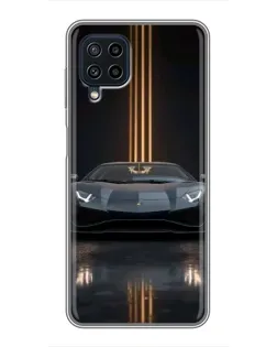 Чохол для Samsung Galaxy A22 з картинкою «Lamborghini золоті лінії» Чохол для Samsung Galaxy A22 з картинкою «Lamborghini золоті лінії»