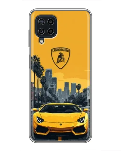 Чохол для Samsung Galaxy A22 з картинкою «Жовтий Lamborghini місто» Чохол для Samsung Galaxy A22 з картинкою «Жовтий Lamborghini місто»