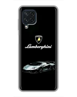 Чохол для Samsung Galaxy A22 з картинкою «Логотип Lamborghini класика»