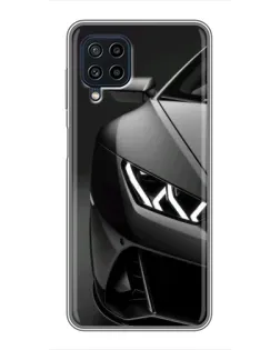 Чохол для Samsung Galaxy A22 з картинкою «Lamborghini фари деталізація»