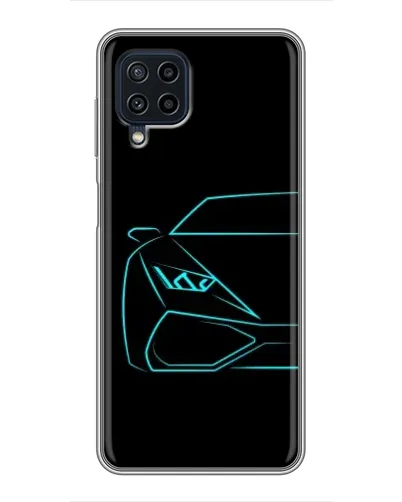 Чохол для Samsung Galaxy A22 з картинкою «Блакитний силует Lamborghini» Чохол для Samsung Galaxy A22 з картинкою «Блакитний силует Lamborghini»