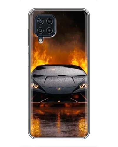Чохол для Samsung Galaxy A22 з картинкою «Lamborghini у вогні» Чохол для Samsung Galaxy A22 з картинкою «Lamborghini у вогні»